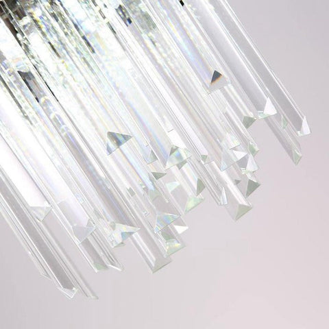 Housegent Modern Cream Crystal Pendant Chandelier