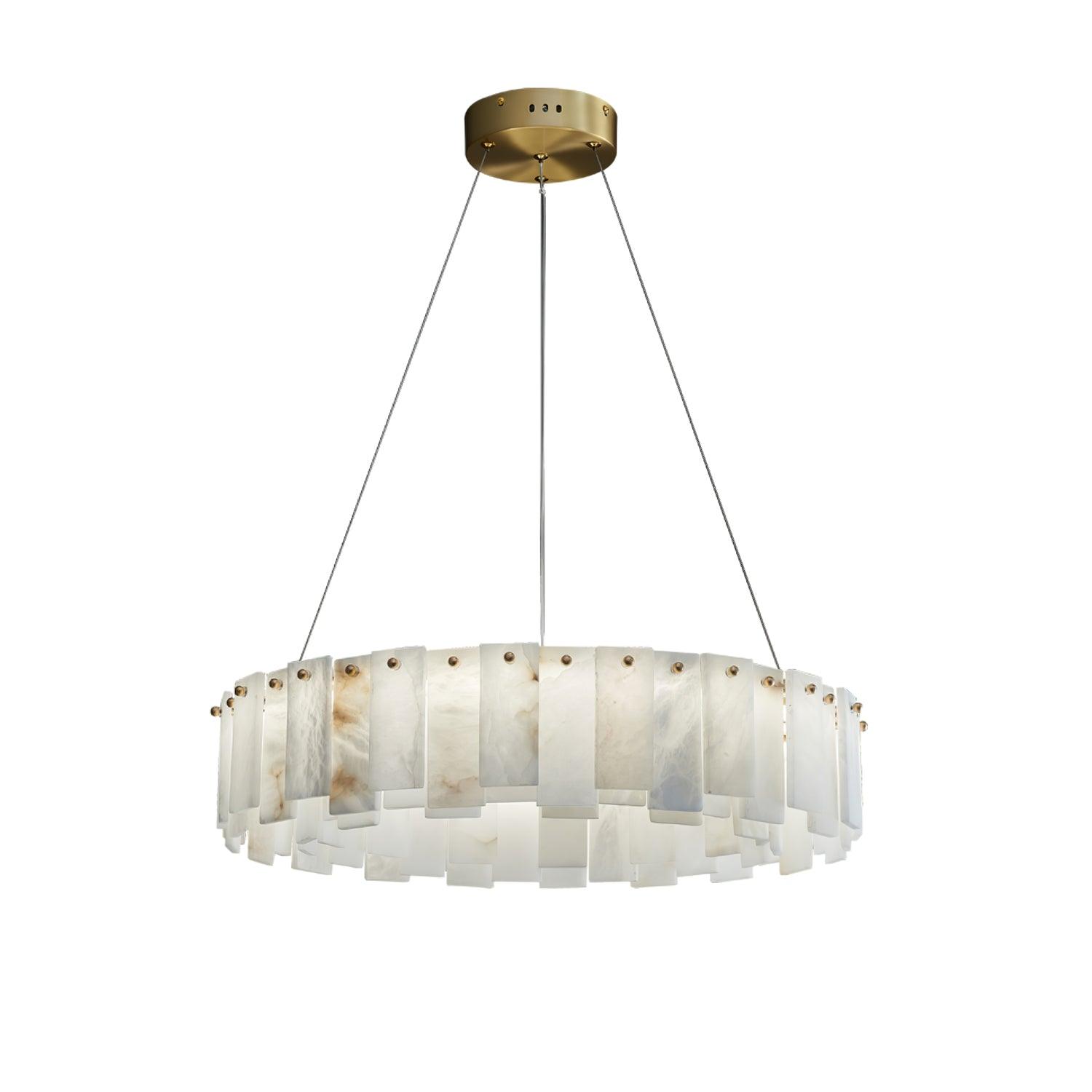 Celestial Alabaster Round Chandelier - Vakkerlight