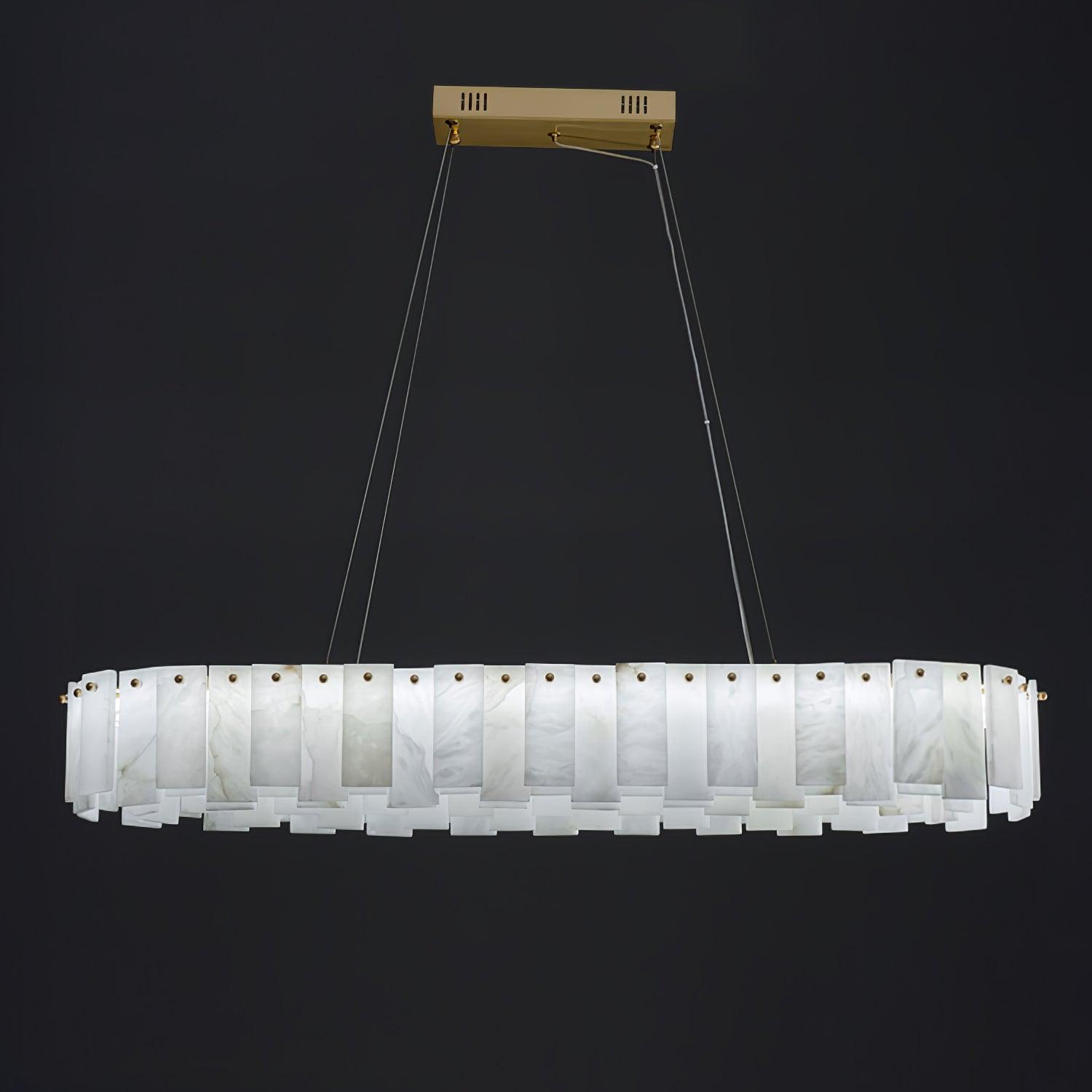 Celestial Alabaster Round Chandelier - Vakkerlight