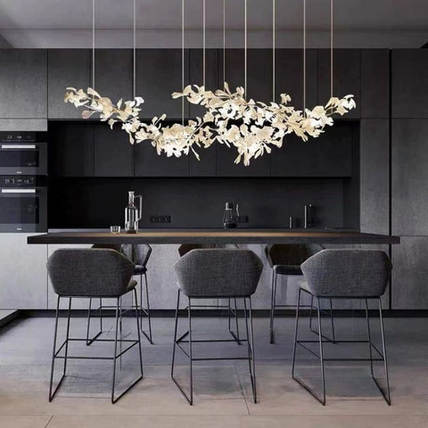 Ceramic Ginkgo Modern Chandelier