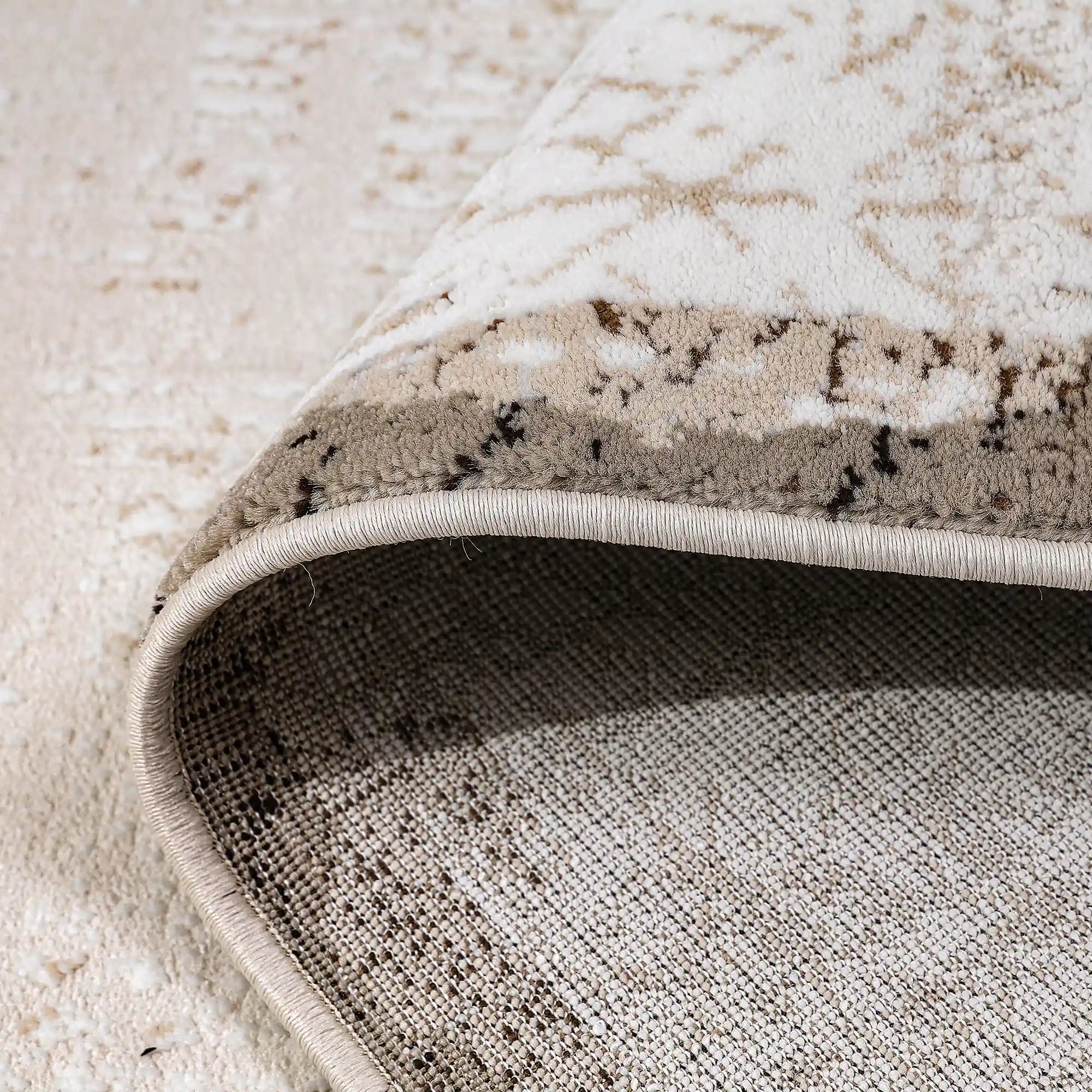 Puxina Soft Gradient Textured Neutral Area Rug