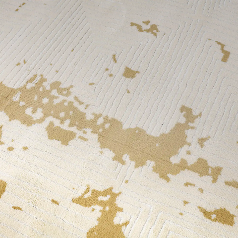 Chaoyang Soft Abstract Sand Tone Area Rug