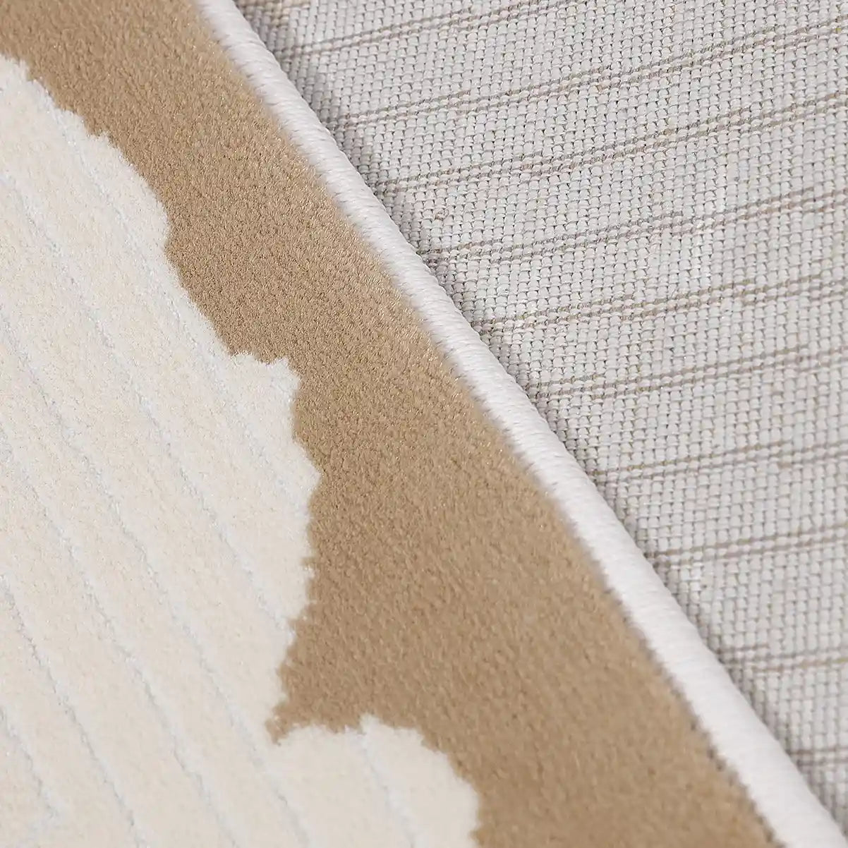 Chaoyang Soft Abstract Sand Tone Area Rug