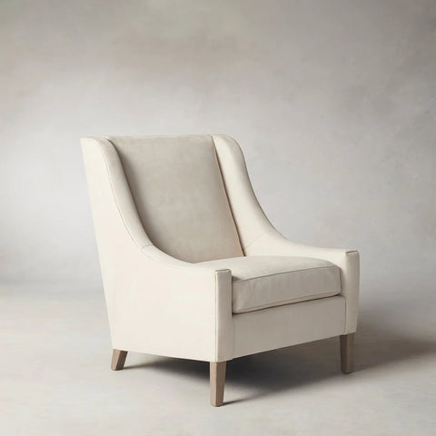 Chrys Chair - Nubuck Leather Sail