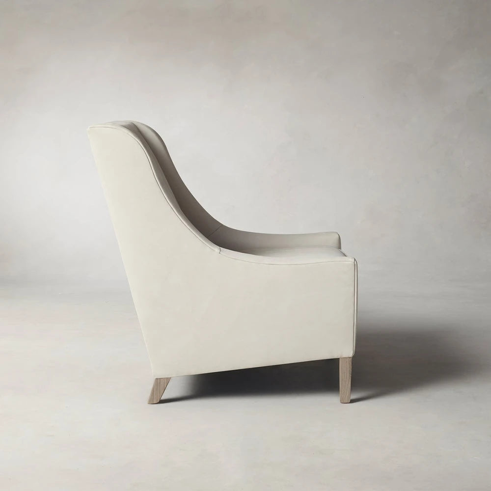 Chrys Chair - Nubuck Leather Sail