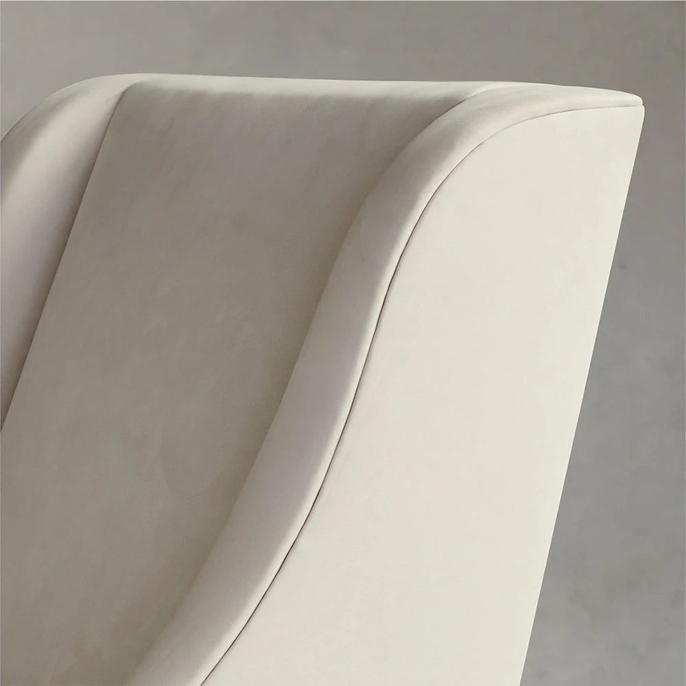 Chrys Chair - Nubuck Leather Sail