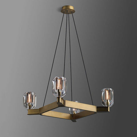 Housegent Linna Square Crystal Chandelier