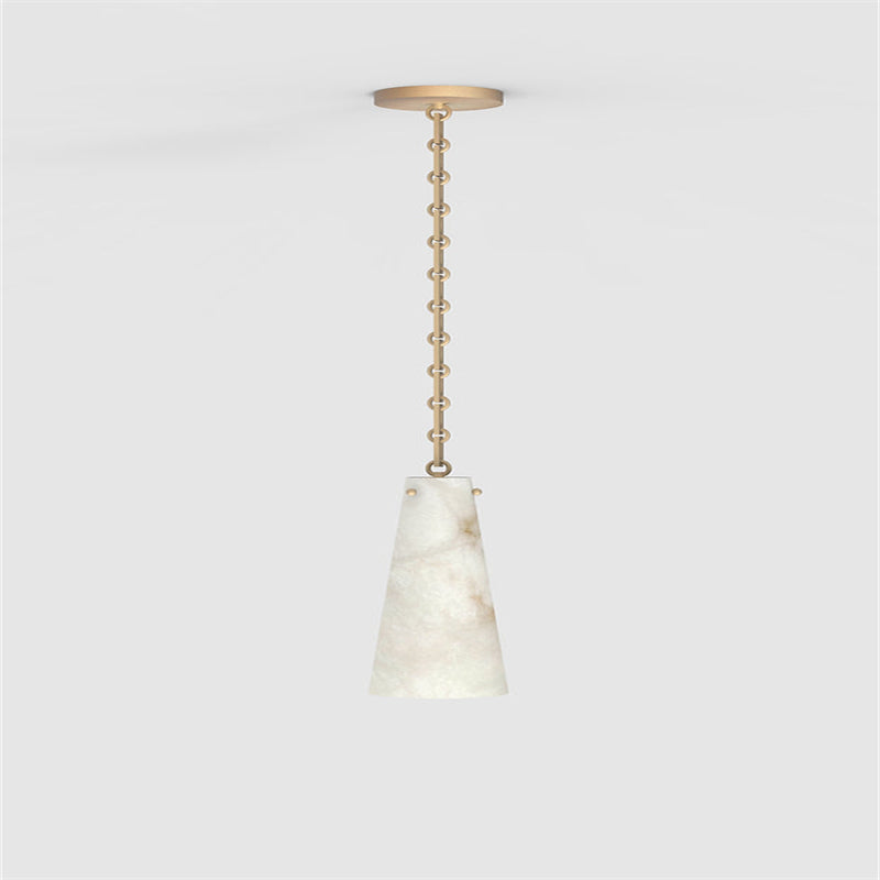 Steven Contemporary Unique Alabaster Pendant Light