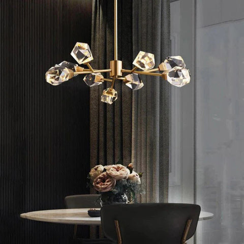 Housegent Prism Crystal Modern Chandelier