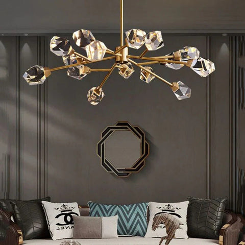 Housegent Prism Crystal Modern Chandelier