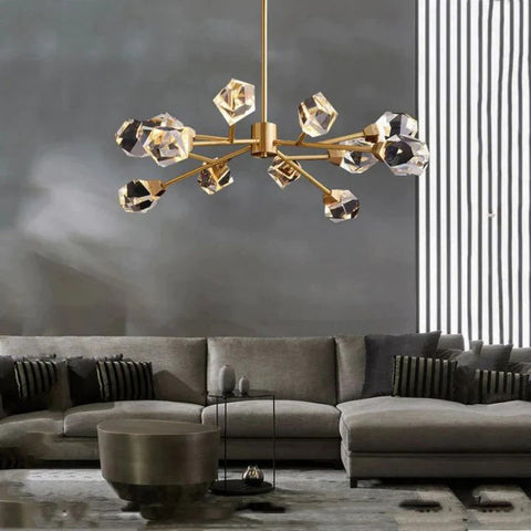 Housegent Prism Crystal Modern Chandelier