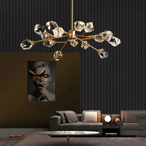 Housegent Prism Crystal Modern Chandelier