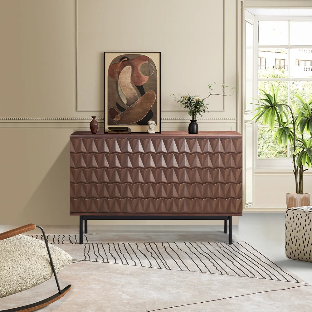 Arden 3D Textured Sideboard