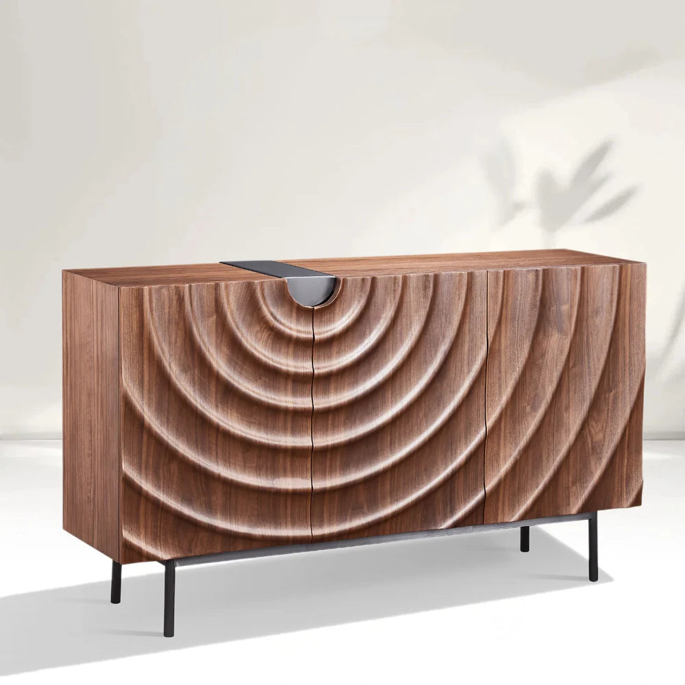 Lunara 3-Door Ripple Sideboard