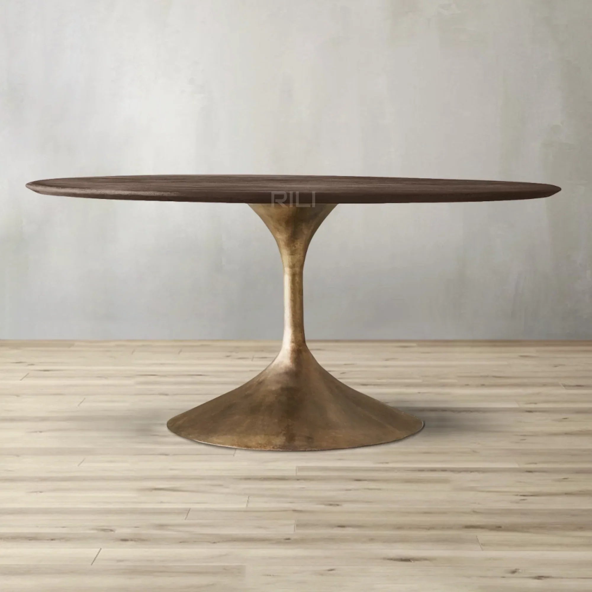 Aero Wood Round Dining Table
