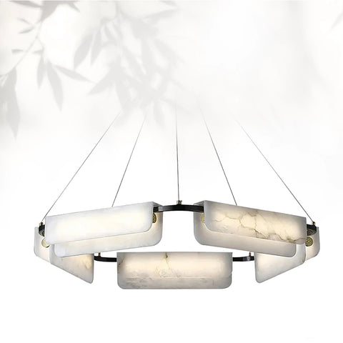 Delia Alabaster Chandelier