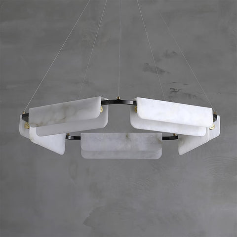 Delia Alabaster Chandelier - Vakkerlight