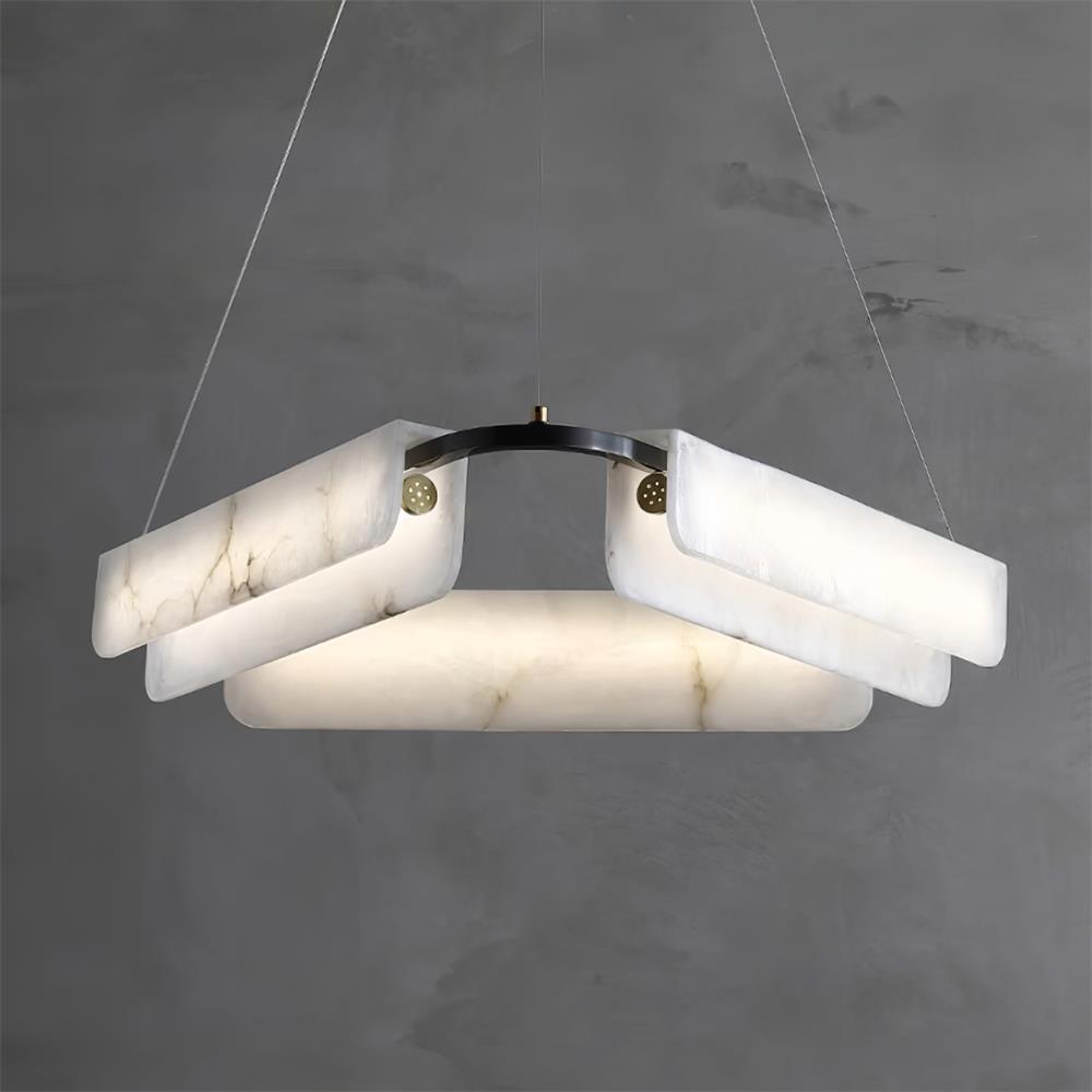 Delia Alabaster Chandelier - Vakkerlight