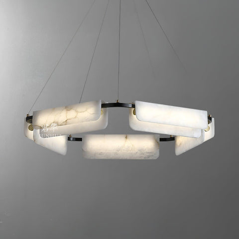 Delia Alabaster Chandelier - Vakkerlight