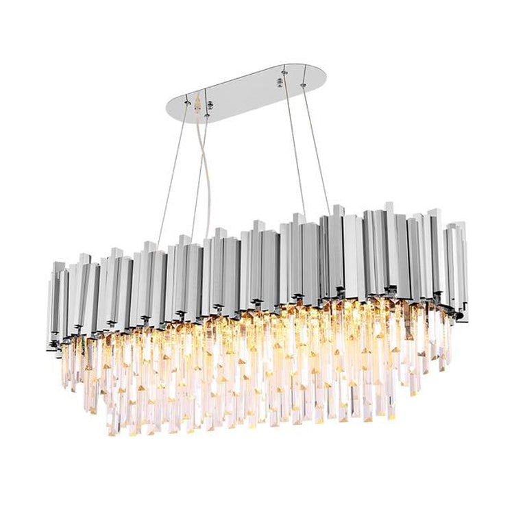 Housegent Elian Oval Crystal Chandelier