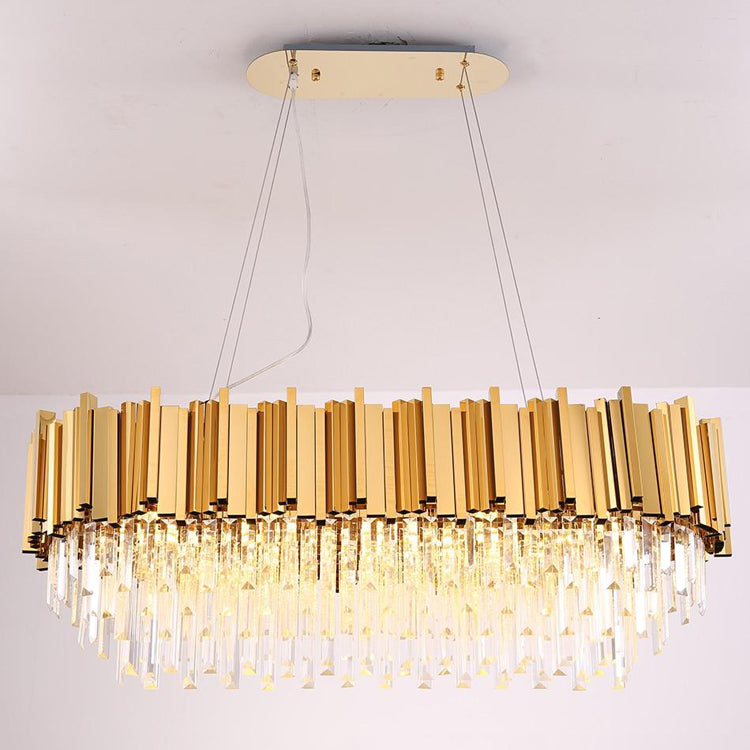 Housegent Elian Oval Crystal Chandelier