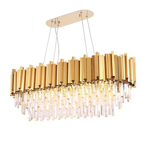 Housegent Elian Oval Crystal Chandelier