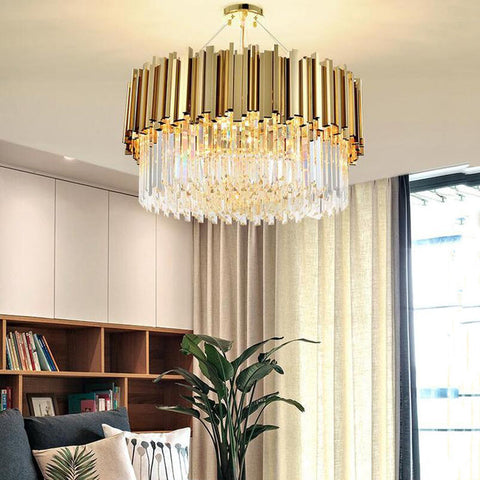 Housegent Elian Round Crystal Chandelier