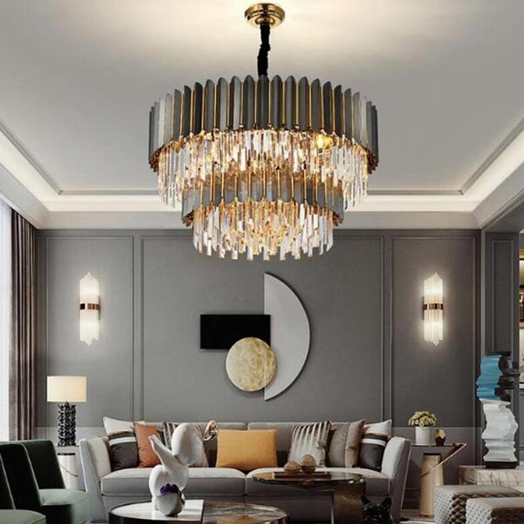 Housegent Flavian Double Tier Crystal Chandelier