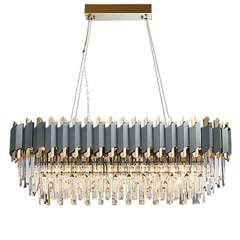 Housegent Flavian Rectangular Crystal Chandelier