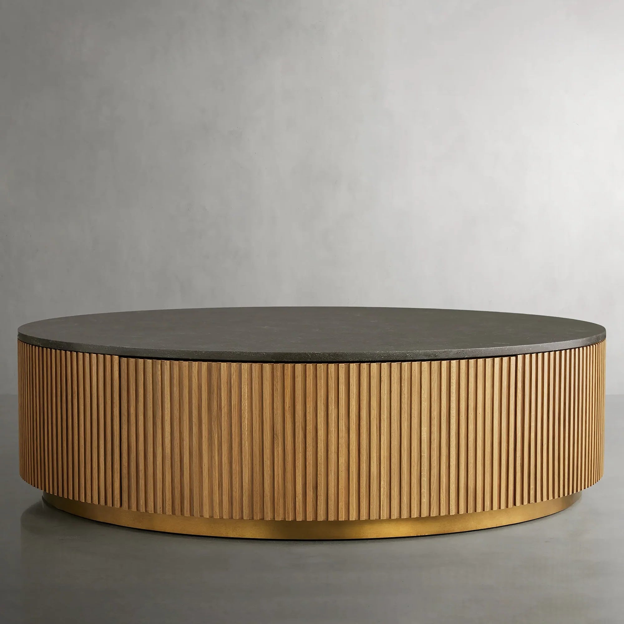 Finnley Round Storage Coffee Table