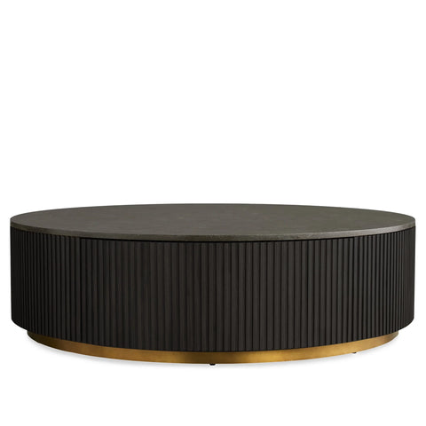 Finnley Round Storage Coffee Table