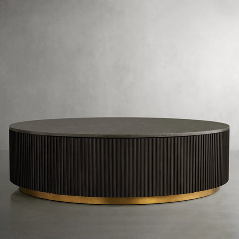 Finnley Round Storage Coffee Table
