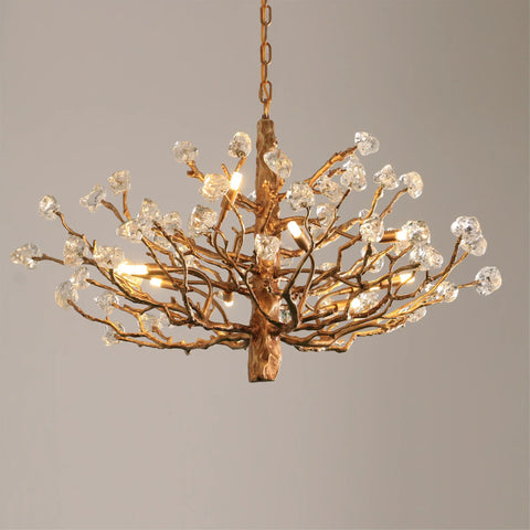 Creative Design Gemstone Branch Chandelier for Living Room/Bedroom