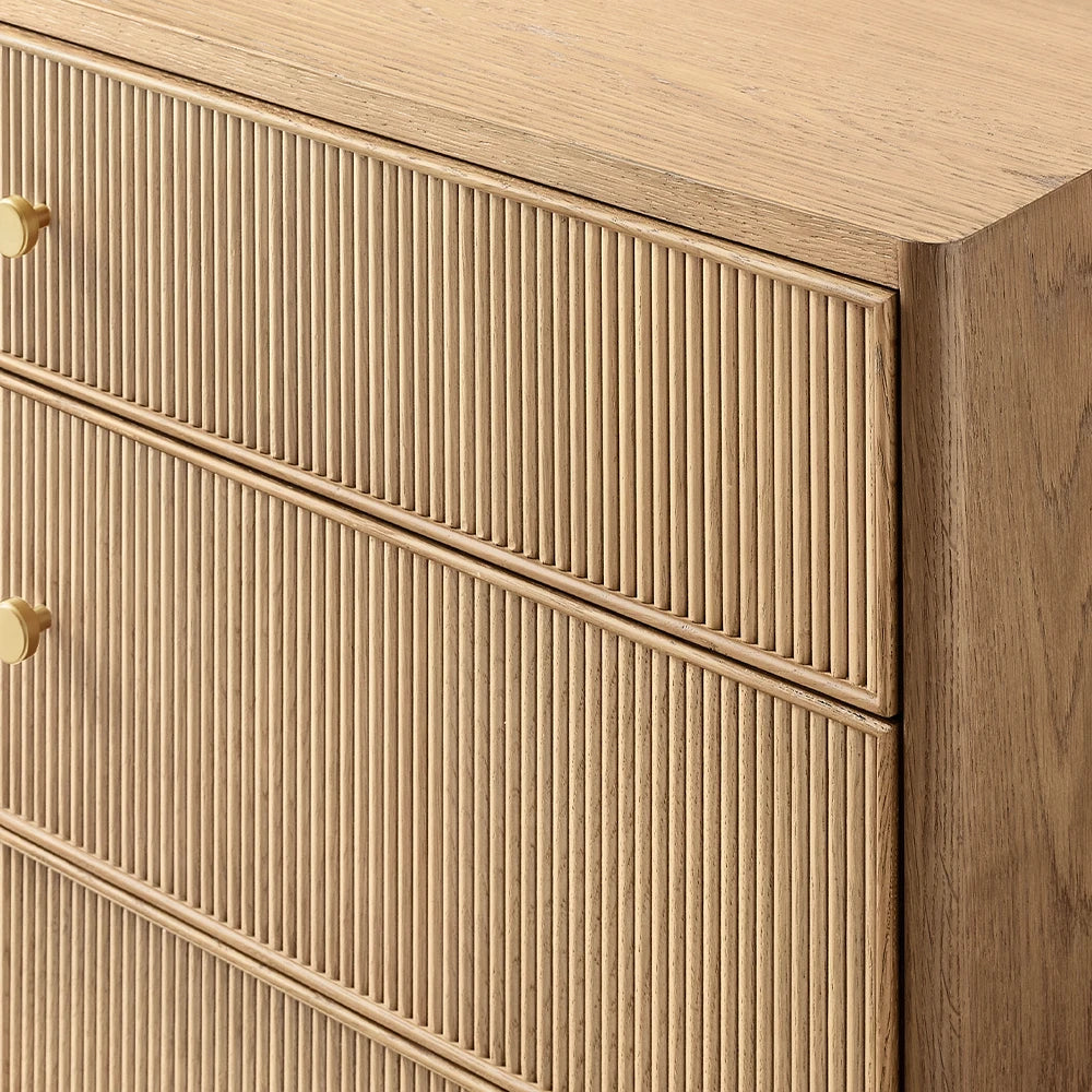 Genet Reeded 10-Drawer Dresser