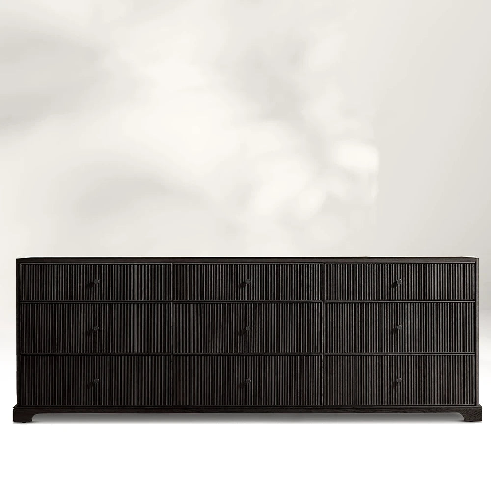 Genet Reeded 9-Drawer Dresser