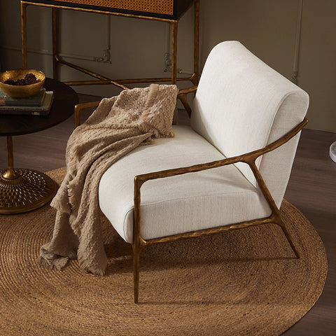 Giacometti Right-Angle Fabric Armchair