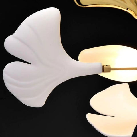 Ceramic Gingko Combination Large Chandelier