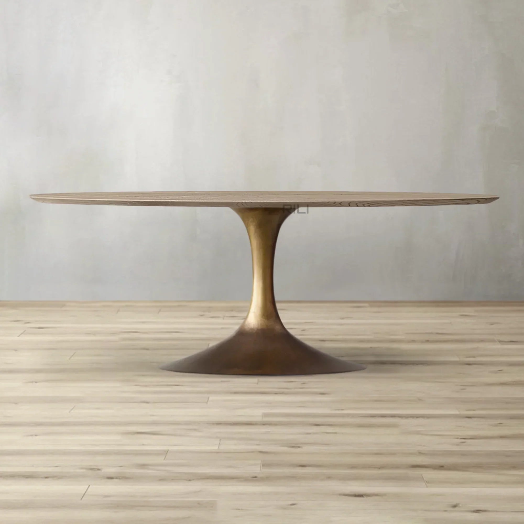Aero Wood Oval Dining Table