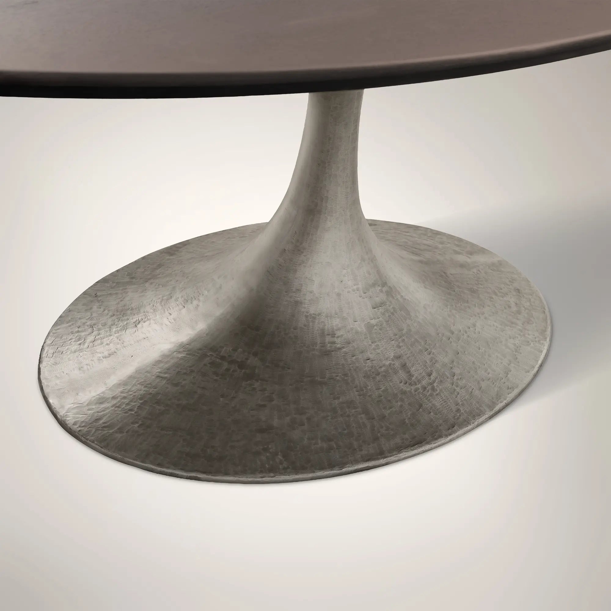 AVRA Oval Wood Dining Table with Oval Base