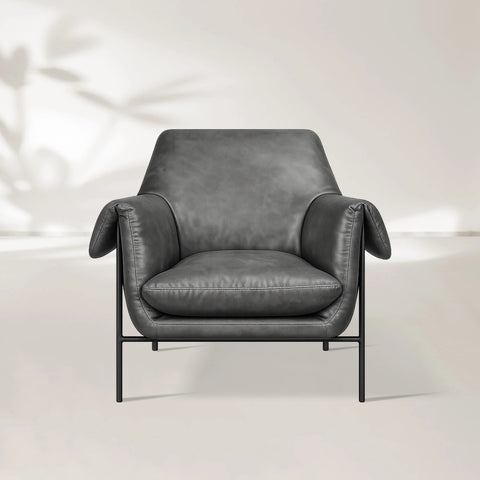 Angles Leather Chair