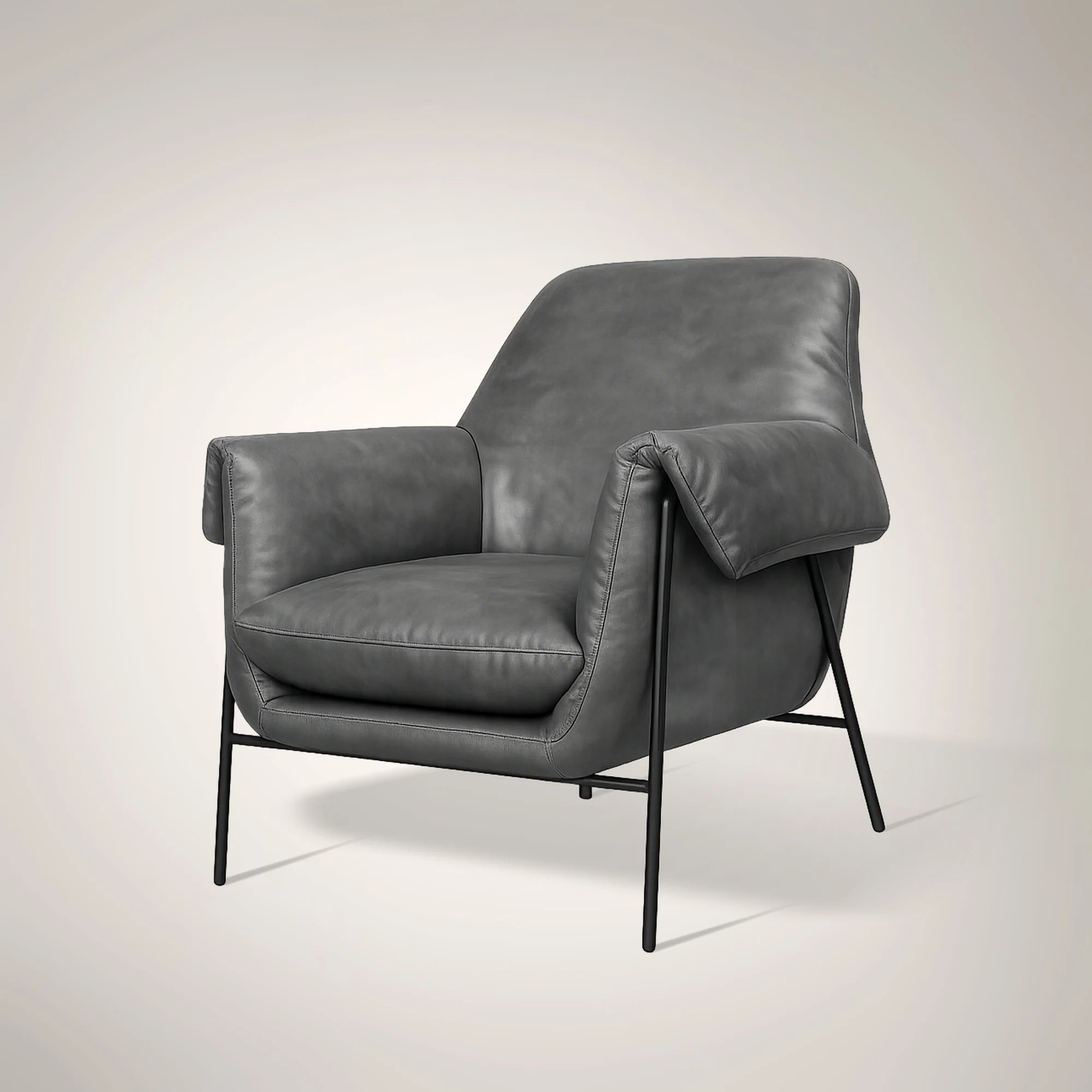 Angles Leather Chair