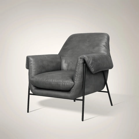 Angles Leather Chair