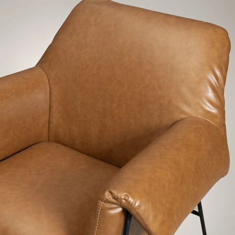 Angles Leather Chair