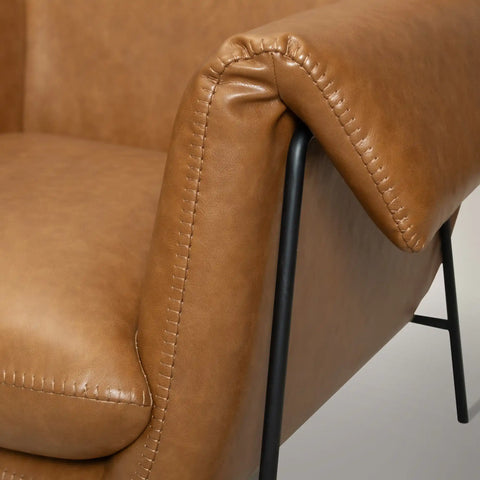 Angles Leather Chair