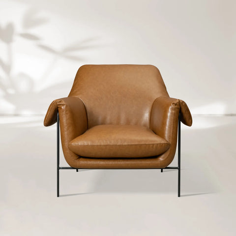 Angles Leather Chair
