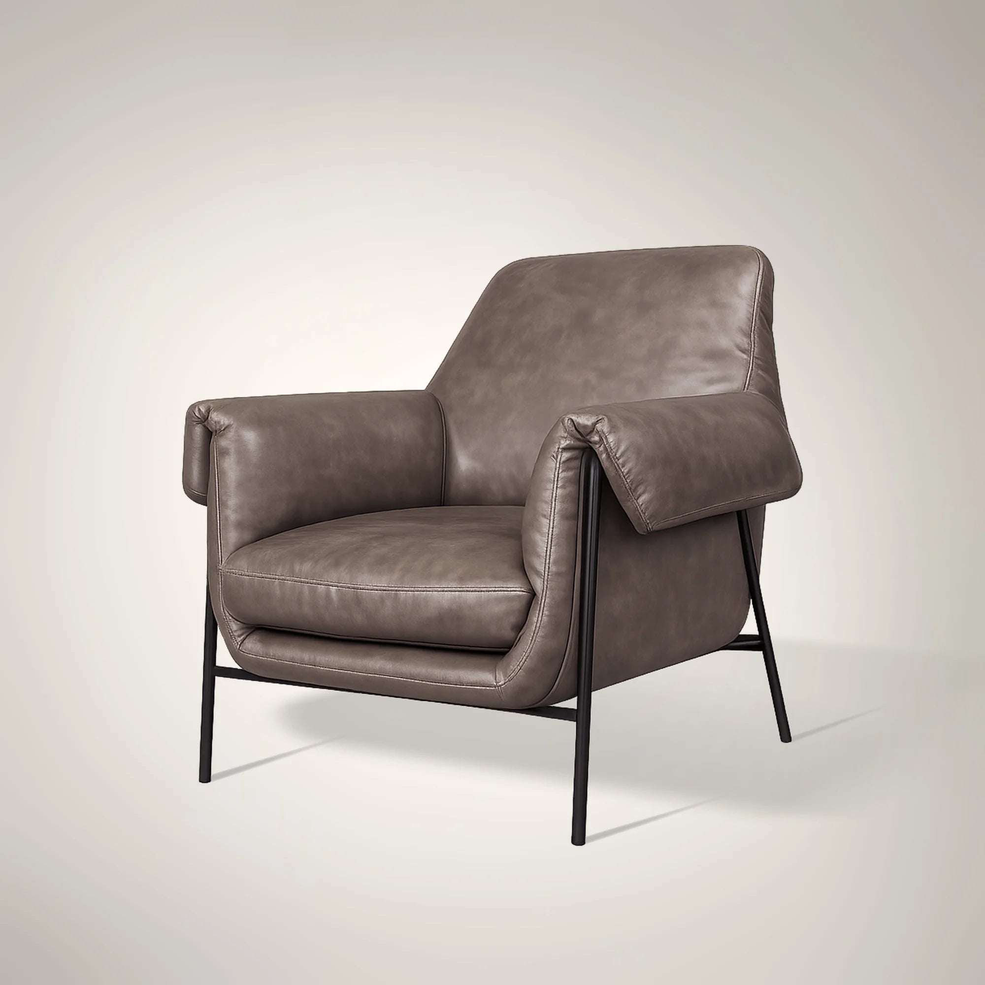 Angles Leather Chair