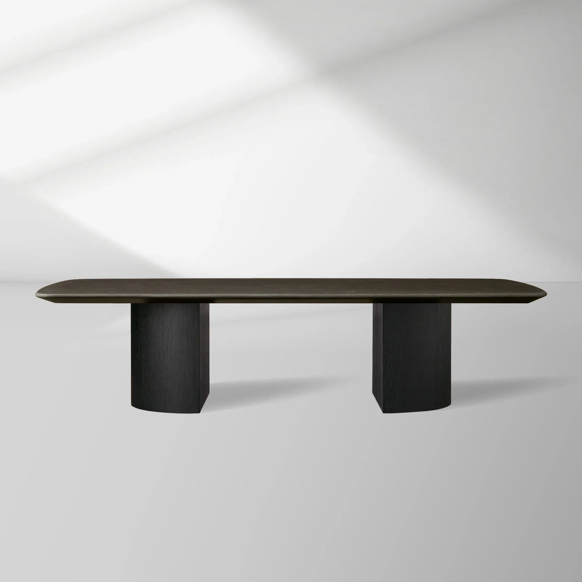 San Germani 72" Stone Coffee Table with Dauphine Metal Base