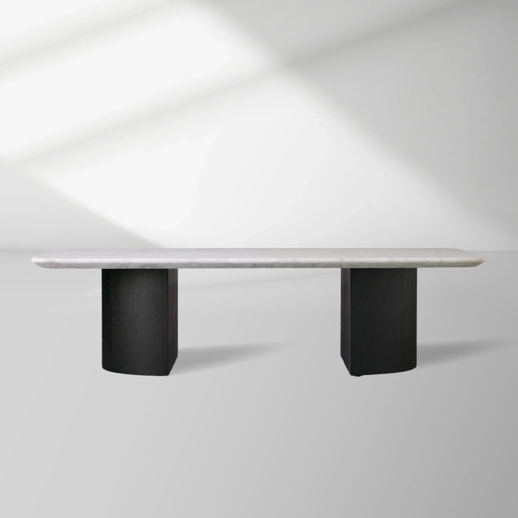San Germani 72" Stone Coffee Table with Dauphine Metal Base