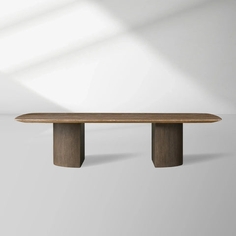 San Germani 72" Stone Coffee Table with Dauphine Metal Base