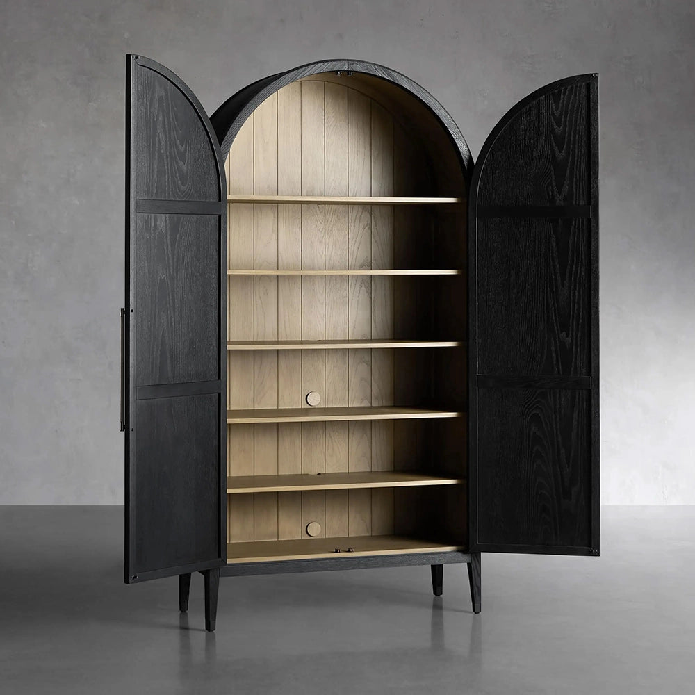 Hattior Wood Cabinet